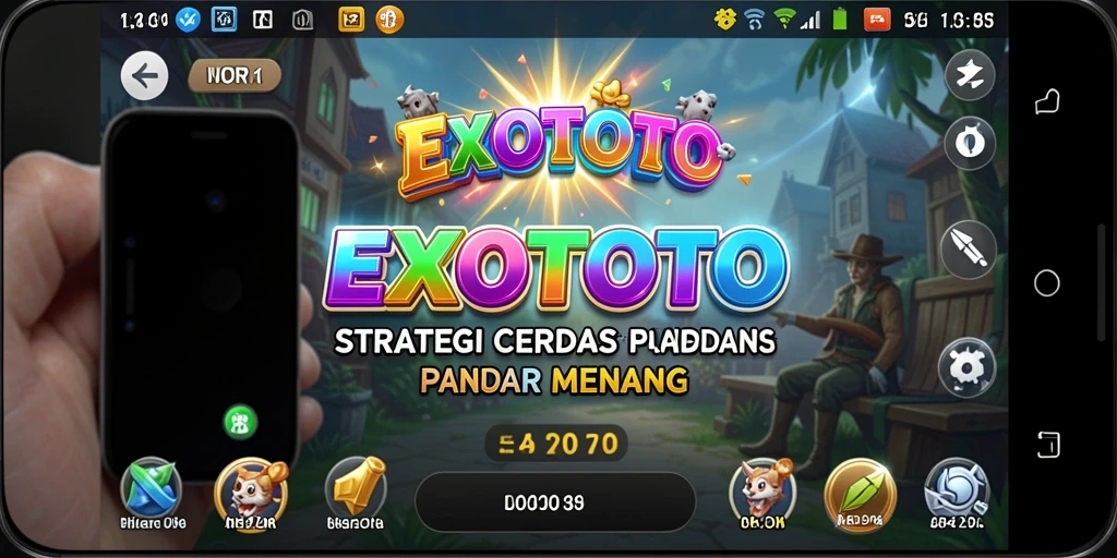 Tangkapan layar gameplay EXOTOTO yang menunjukkan aksi strategi intens.