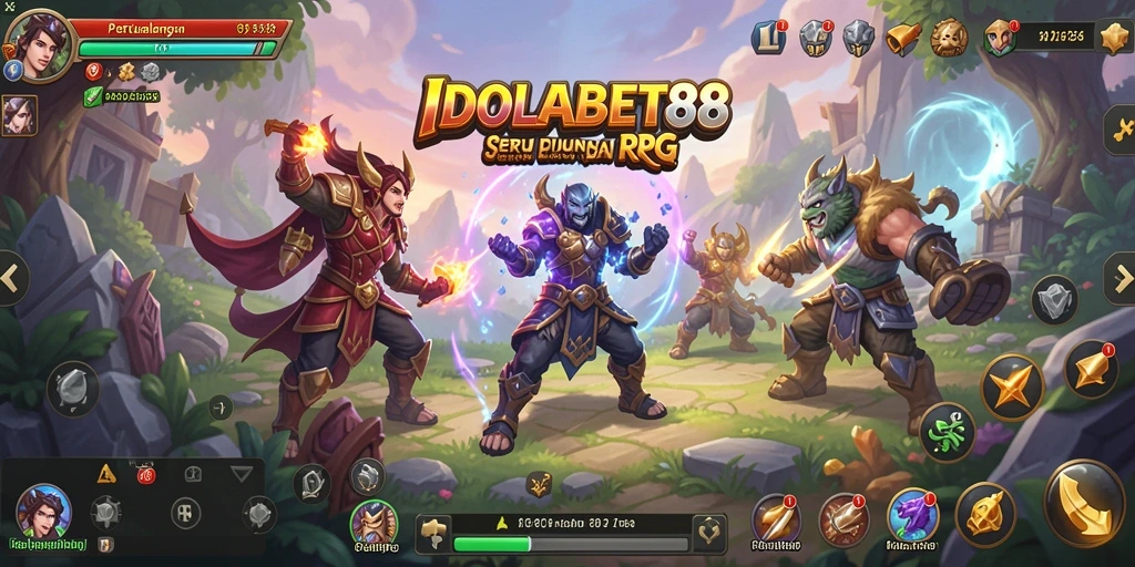 Tampilan gameplay seru dalam IDOLABET88 yang penuh petualangan.