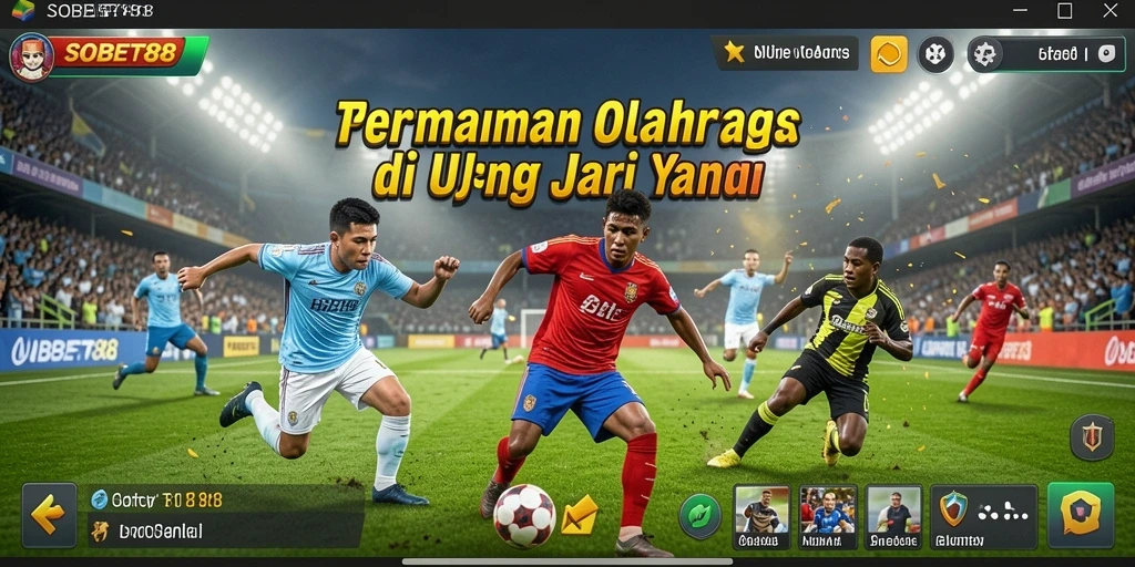 Tampilan gameplay SOBET88 yang dinamis dan interaktif dalam olahraga.